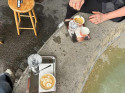 zweimal lauafen, Kafi am Brunnen, Neues von weither und feinstes Chutney...14.September